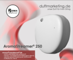 AromaStreamer Gerät  Bedeutung von Räumen bis zu 40 m2